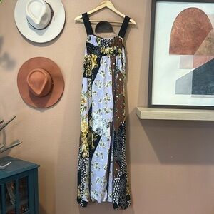 Maeve by Anthropology patchwork boho maxi dress M